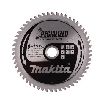  Makita EFFICUT körfűrészlap akkus géppel, alumíniumhoz 165x20x1,5mm 54 fog