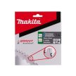 Makita EFFICUT körfűrészlap akkus géppel, alumíniumhoz 165x20x1,5mm 54 fog