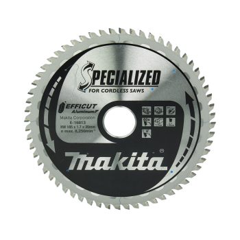   Makita EFFICUT körfűrészlap akkus géppel, alumíniumhoz 185x30x1,7mm 60 fog