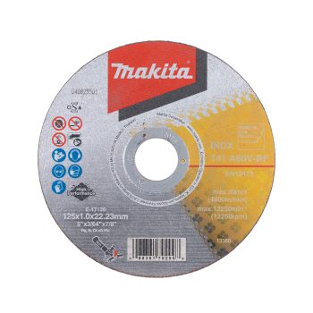 Makita Inox vágókorong A60V 125x1mm 12db