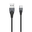 Energizer töltőkábel USB-C 2.0 1.2M fekete/szürke