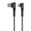 Energizer töltőkábel USB-C 90 Fokos 2M fekete