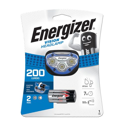 Energizer fejlámpa Vision + 3xAAA