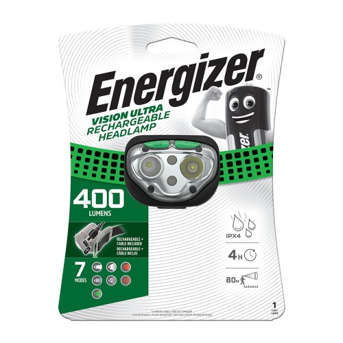 Energizer fejlámpa Vision újratölthető