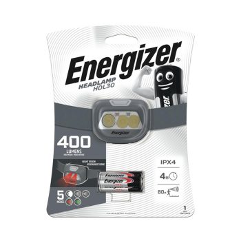 Energizer fejlámpa HDL30 + 3xAAA