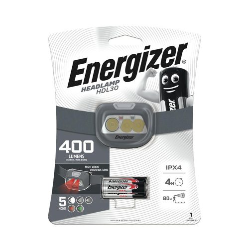 Energizer fejlámpa HDL30 + 3xAAA