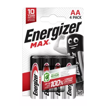 Energizer Max alkáli ceruza elem AA B4 - 4 db/bliszter
