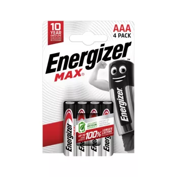 Energizer Max alkáli mikro elem AAA B4 - 4 db/bliszter
