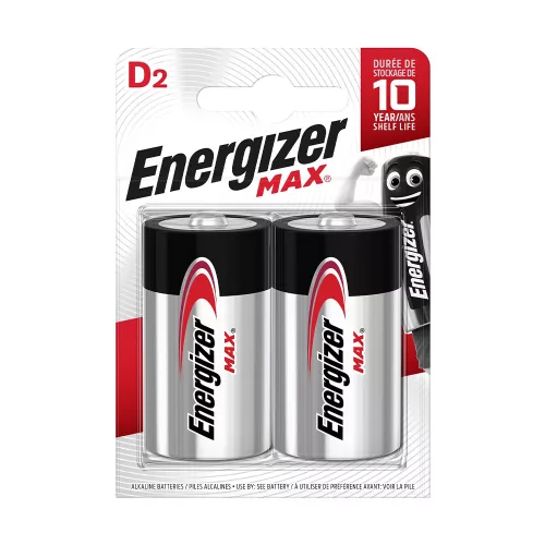 Energizer Max alkáli góliát elem D B2 - 2 db/bliszter