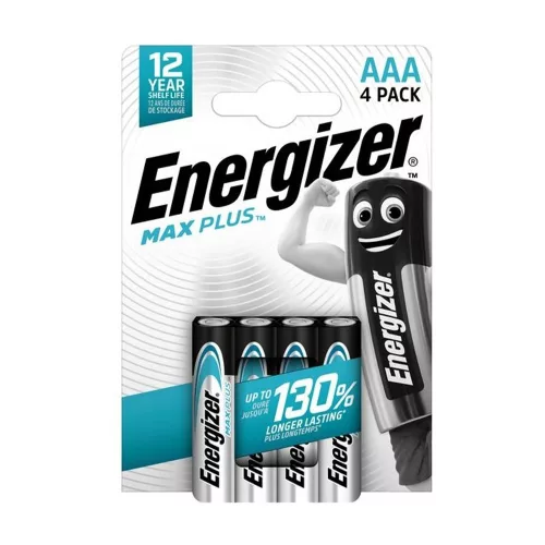 Energizer Max Plus alkáli mikro elem AAA B4 - 4 db/bliszter