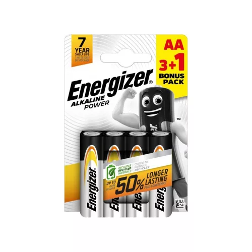 Energizer Power alkáli ceruza elem AA B3+1