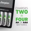 Energizer elemtöltő Quattro Maxi + 4db 2000mAh AA