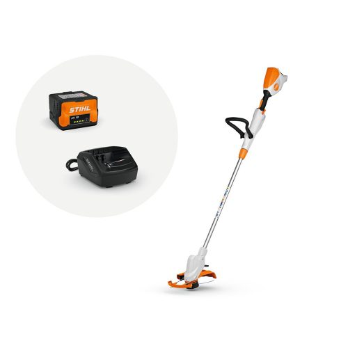 STIHL FSA 50.0 akkus szegélynyíró AK rendszer 36V AK 10 akkumulátorral és AL 101 töltővel, 0,4kW