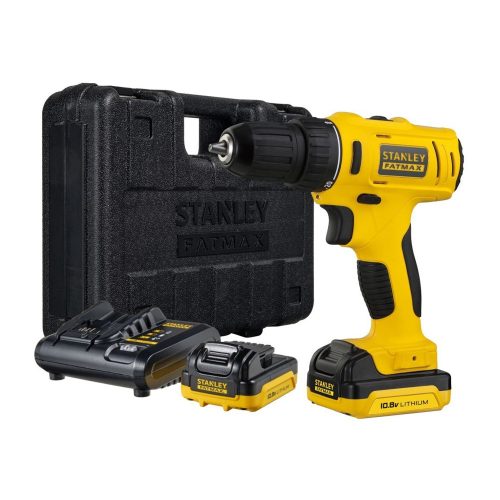 Stanley Fatmax akkus fúró-csavarozó FMC011S2-QW 10,8V 2x1,5 Ah