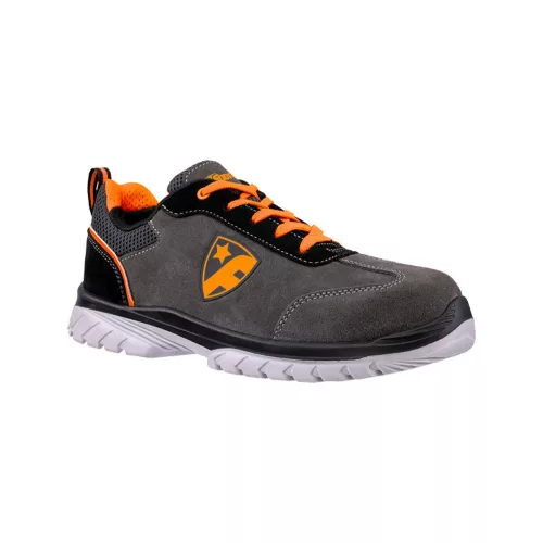 Footguard SMART ORANGE LOW S3 FO SR munkavédelmi cipő szürke/narancs 36