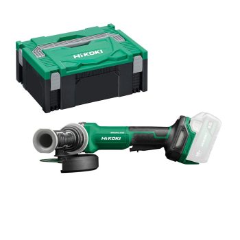   Hikoki akkus sarokcsiszoló 125mm G1813DVF-W2Z alapgép HITBOX kofferben