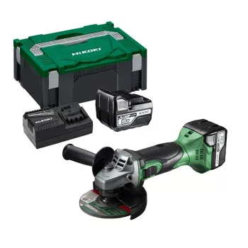   Hikoki akkus sarokcsiszoló G18DSL2-125-5AH 18V 2x5,0Ah, 125mm