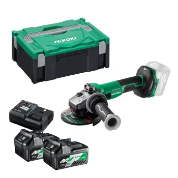   Hikoki akkus sarokcsiszoló 125mm G3613DVE-WQZ Multivolt 2x2.5Ah HITBOX kofferben