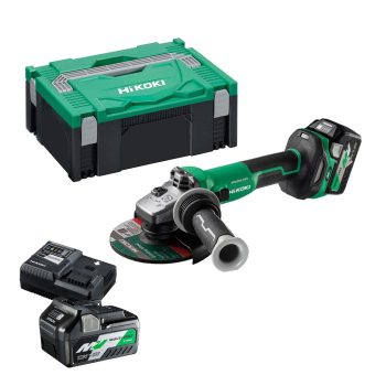   Hikoki akkus sarokcsiszoló 150mm G3615DVE-WQZ Multivolt 2x2.5Ah HITBOX kofferben