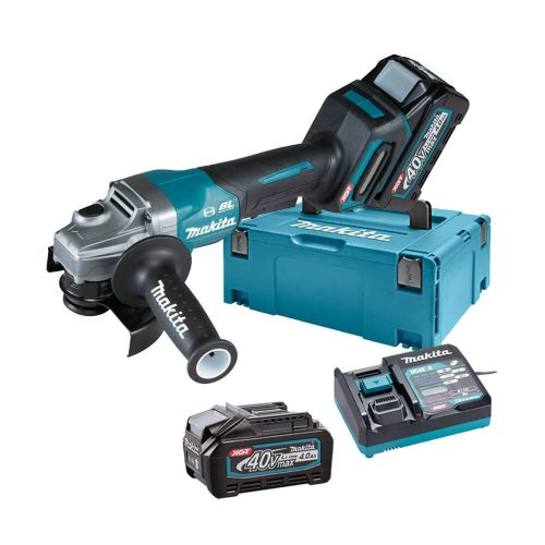 Makita akkus sarokcsiszoló GA013GM201 40V 2x4,0Ah, 125mm
