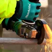 Makita akkus sarokcsiszoló GA050GZ 40Vmax XGT Li-Ion BL AFT 125mm FÉK, HK, alapgép