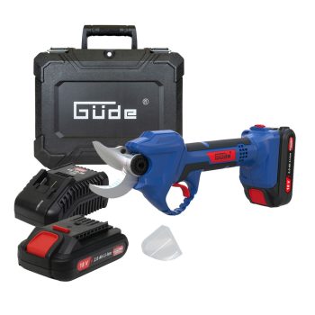  Güde ASC 18-201-05 K akkus metszőolló, 2Ah akku + töltő, koffer
