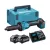 Makita akkus egyenescsiszoló csúszó kapcsolós 2x4,0 Ah, 40Vmax XGT Li-Ion BL, GD001GU201
