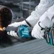 Makita akkus egyenescsiszoló csúszó kapcsolós 2x4,0 Ah, 40Vmax XGT Li-Ion BL, GD001GU201
