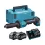 Makita akkus egyenescsiszoló hosszanti kapcsolós 2x4,0 Ah, 40Vmax XGT Li-Ion BL, GD002GU201