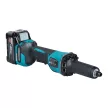 Makita akkus egyenescsiszoló hosszanti kapcsolós 2x4,0 Ah, 40Vmax XGT Li-Ion BL, GD002GU201