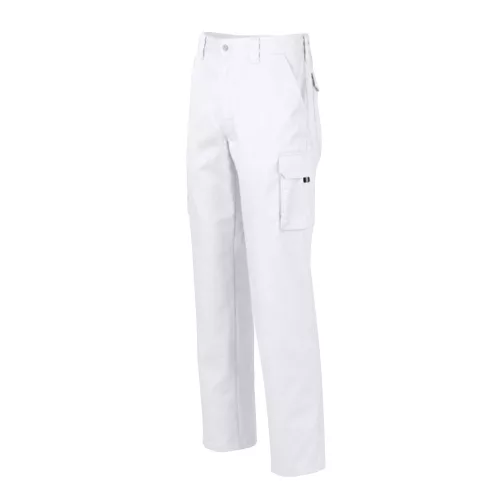 GARYS - GAMO többzsebes unisex elasztikus nadrág fehér-36