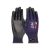G-TEK PosiGrip MAX 18G kötött, HPPE/nylon/spandex, PosiGripMax tenyérmártott munkavédelmi kesztyű fekete/lila 09/L