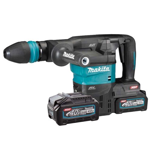 Makita akkus SDS-Max vésőkalapács HM001GT201 40Vmax XGT 2x5,0Ah