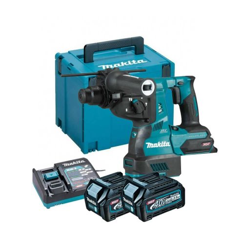 Makita akkus SDS-Plus fúró-vésokalapács HR003GD201 40Vmax XGT 2x2,5Ah