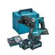 Makita akkus SDS-Plus fúró-vésőkalapács HR003GD201 40Vmax XGT 2x2,5Ah