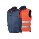 ISSALINE Reverse kifordítható jól láthatósági mellény narancs/neon/kék S