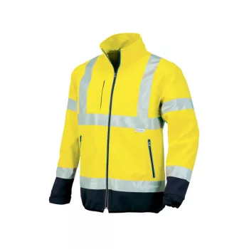   ISSALINE FLASH minősített jól láthatósági softshell kabát citrom/neon 3XL