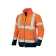 ISSALINE FLASH minősített jól láthatósági softshell kabát narancs/neon/kék XXL