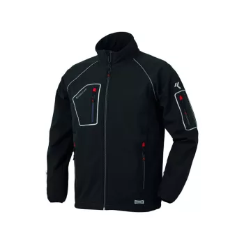   ISSALINE Just softshell puha technikai kabát fekete/szürke XS