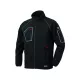 ISSALINE Just softshell puha technikai kabát fekete/szürke