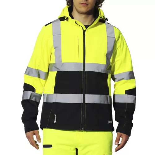 ISSALINE LAVORIS Hi-Vis jólláthatósági kabát sárga/kék-L