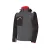 ISSALINE Posh softshell lélegző kabát vízálló cipzárral antracit/fekete 4XL