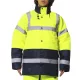 ISSALINE TESSINO Hi-Vis jólláthatósági parka/kabát sárga/kék-XL