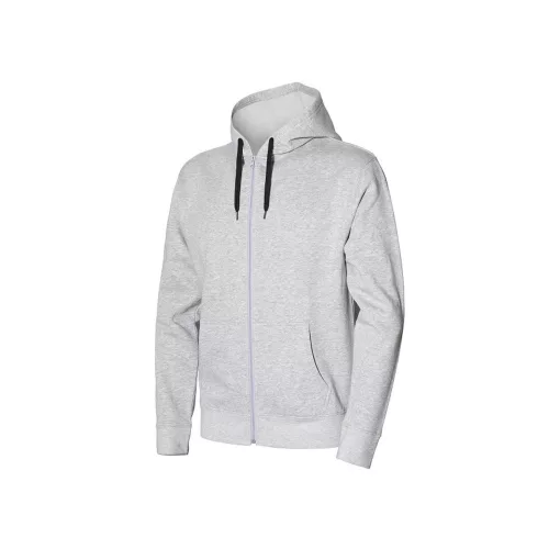 ISSALINE Antelao kapucnis/cipzáros pulóver szürke 3XL