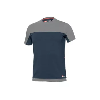 ISSALINE Stretch póló kék/szürke 3XL