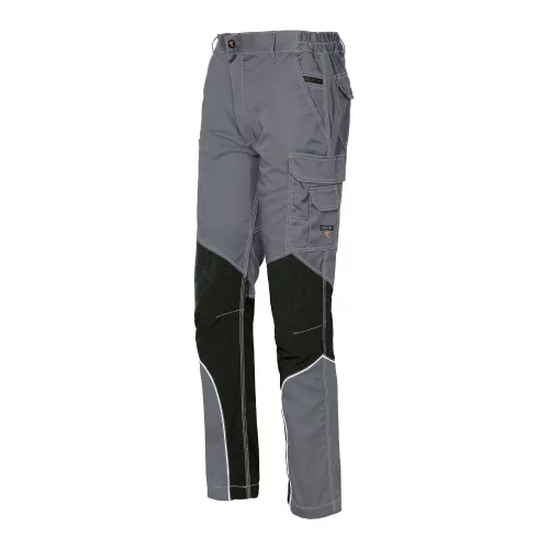 ISSALINE ISSALINE Extreme Stretch nadrág háromszoros varrással szürke/fekete XL