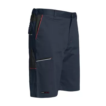   ISSALINE Boom stretch kevert szálas bermuda rövidnadrág kék/fekete S