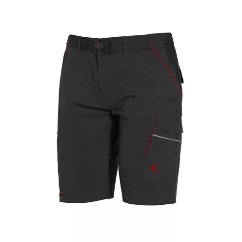 ISSALINE Boom 4-way nyári stretch softshell bermuda antracitszürke/fekete 4XL