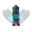 Makita akkus dekopírfűrész JV002GZ 40Vmax XGT Li-Ion BL (V) v:135mm alapgép (akku és töltő nélkül)