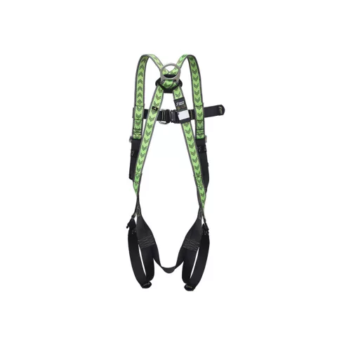 Kratos 2 pontos testheveder 2 automatikus csattal (S-L) zöld